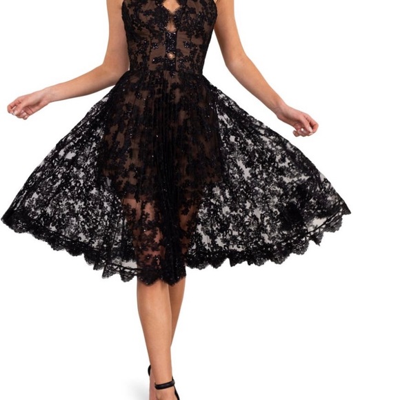 Helsi Sophia Dresses & Skirts - ❌❌SOLD ❌❌ BRAND NEW! Helsi Sophia Black Embroidered Lace Dress Size M